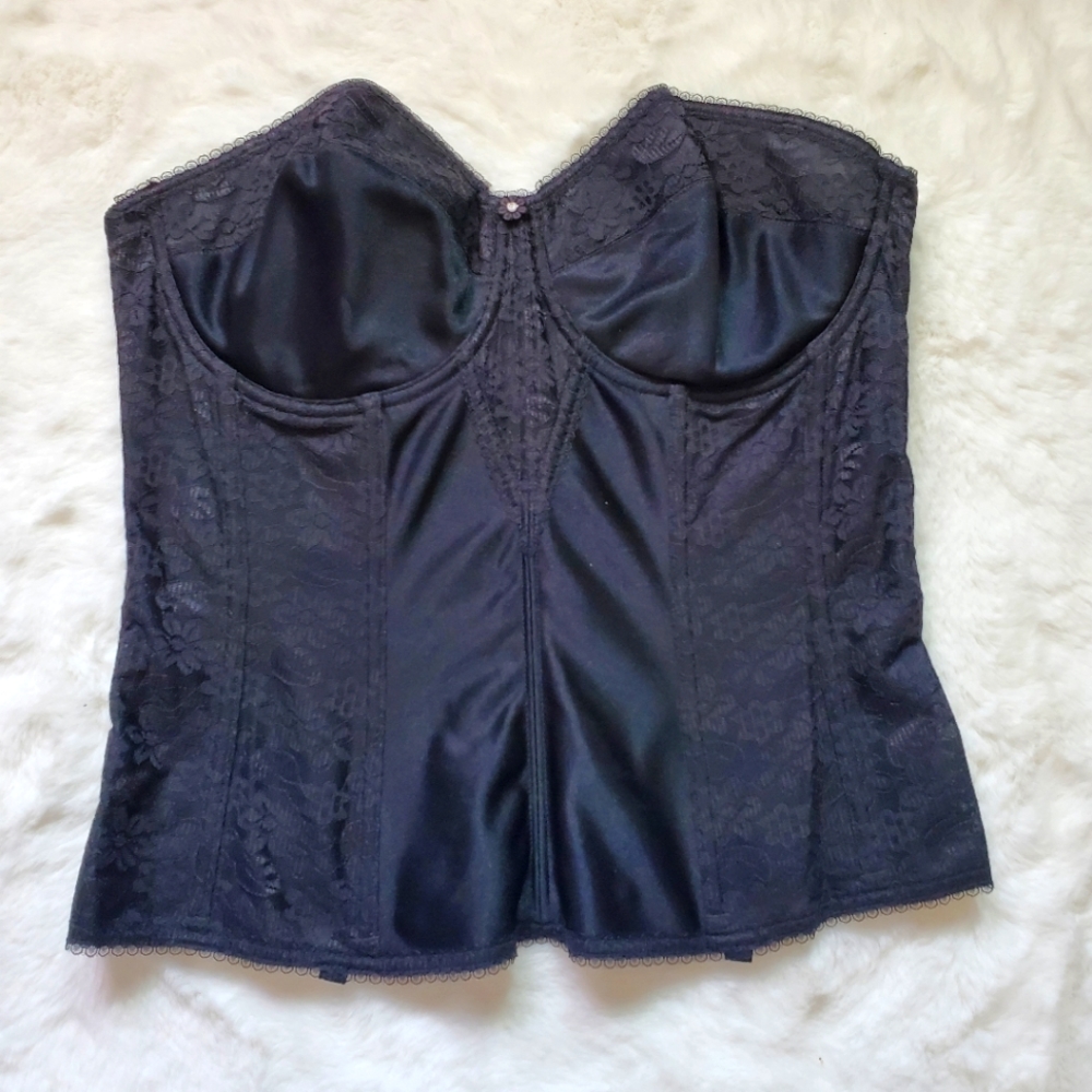 Dominique Black Corset Top